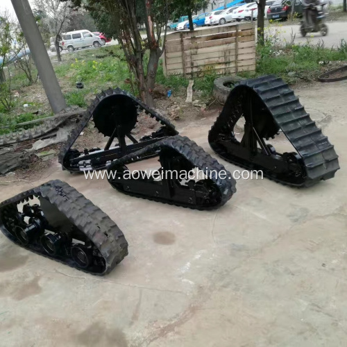 Excavator steel Rubber crawler track chassis undercarriage with hydraulic motor DC 24V 48V DC SERVO MOTOR